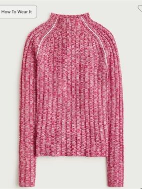 J. Crew Ribbed Mock-Neck Sweater Size Small